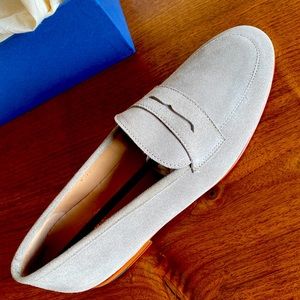 Mens SAN PENNY LOAFER - BEIGE SUEDE 11.5 NEW